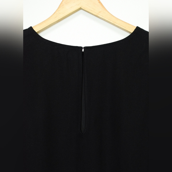 Ramy Brook Black Lace Blouse Flared 3/4 Length Sleeve Size S - Picture 5 of 6